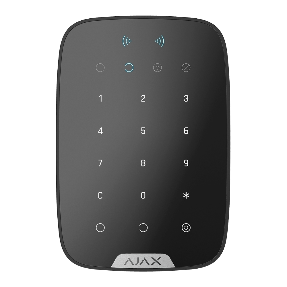 Clavier AJAX NOIR indépendant avec lecteur RFID de cartes/badges