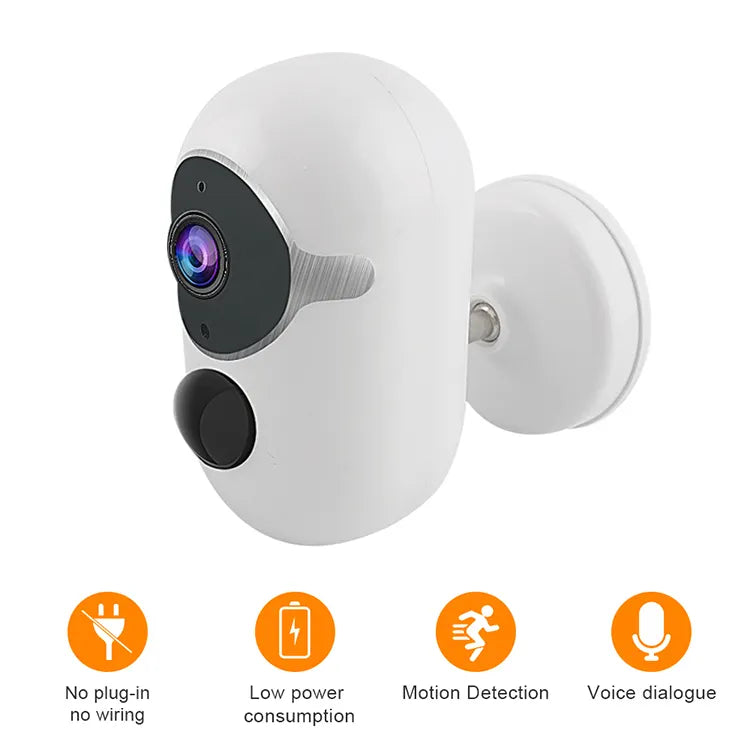 Caméra de vidéosurveillance extérieure solaire sans fil