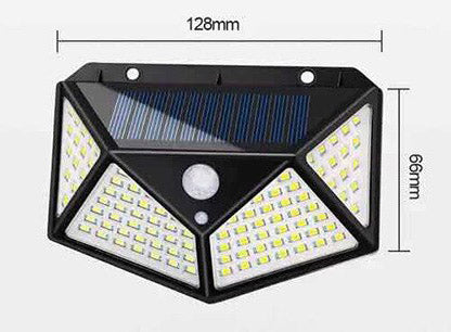 Lampe murale solaire 100 LED