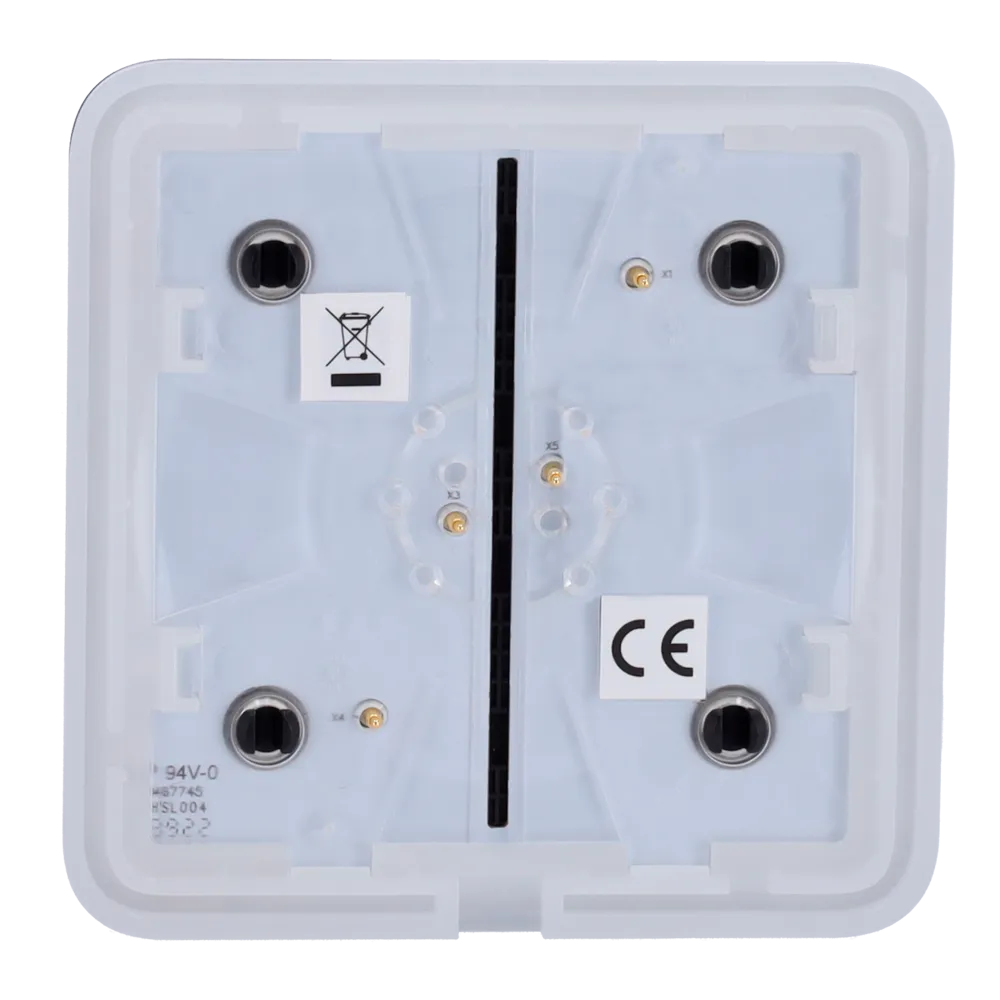 Panneau tactile pour un interrupteur simple d'éclairage AJAX (SOLO BUTTON)