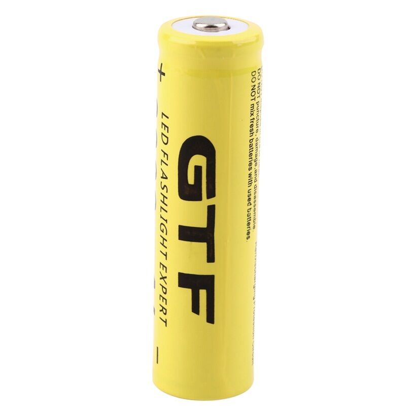 Pile au  lithium-ion aste pour lampe torche LED, Eddie, 18650 V, 3.7 mAh 9900 REchargeable